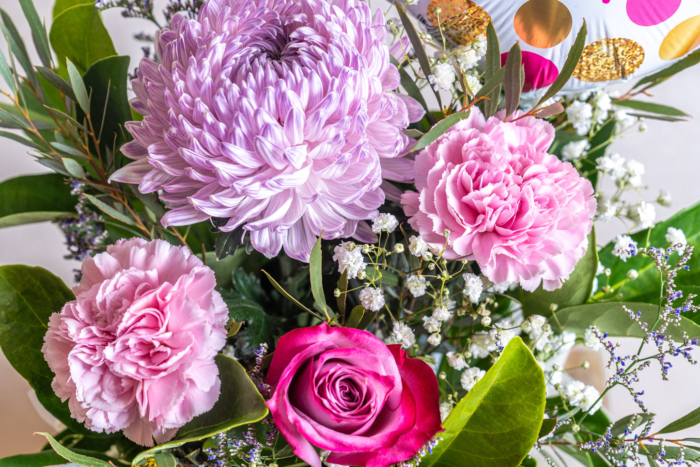 Florist’s Choice Box With Mini Balloon