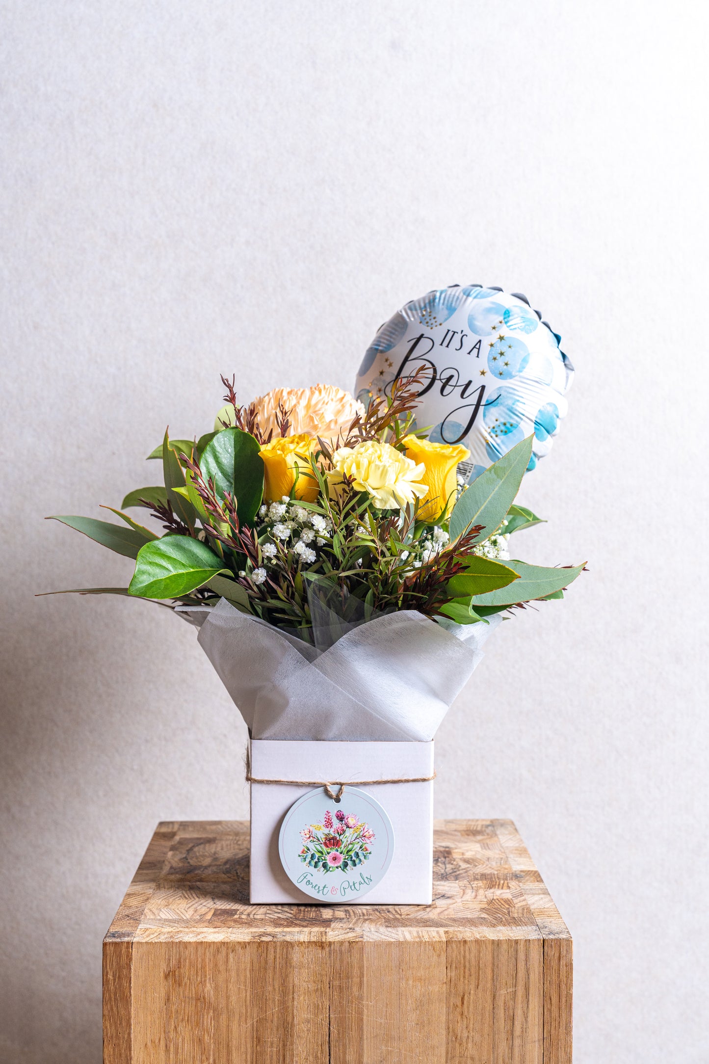 Florist’s Choice Box With Mini Balloon