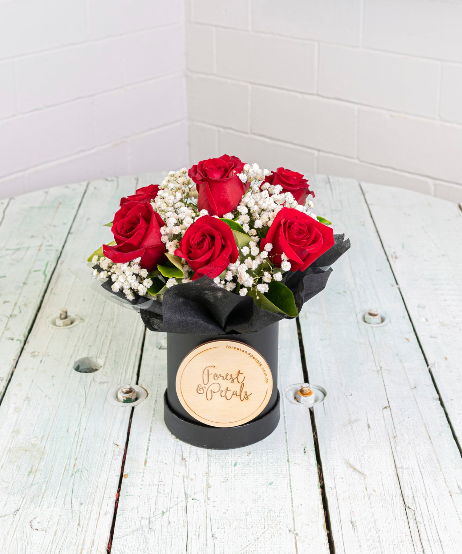 Red Romance in Premium Hat Box