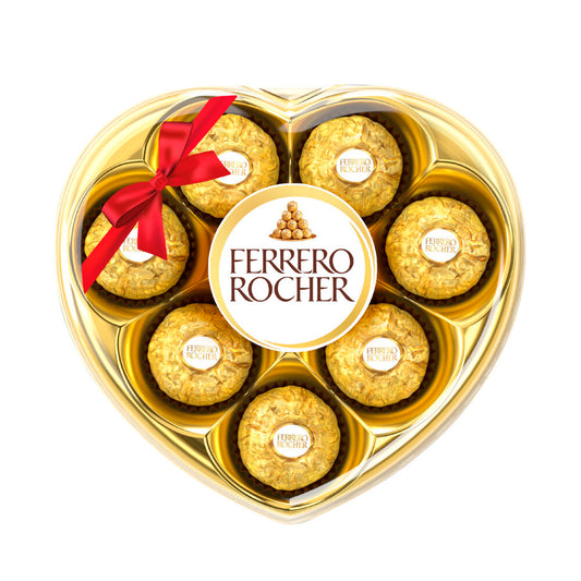 Ferrero Rocher Heart Chocolate Gift Box 8 Pieces (100g)