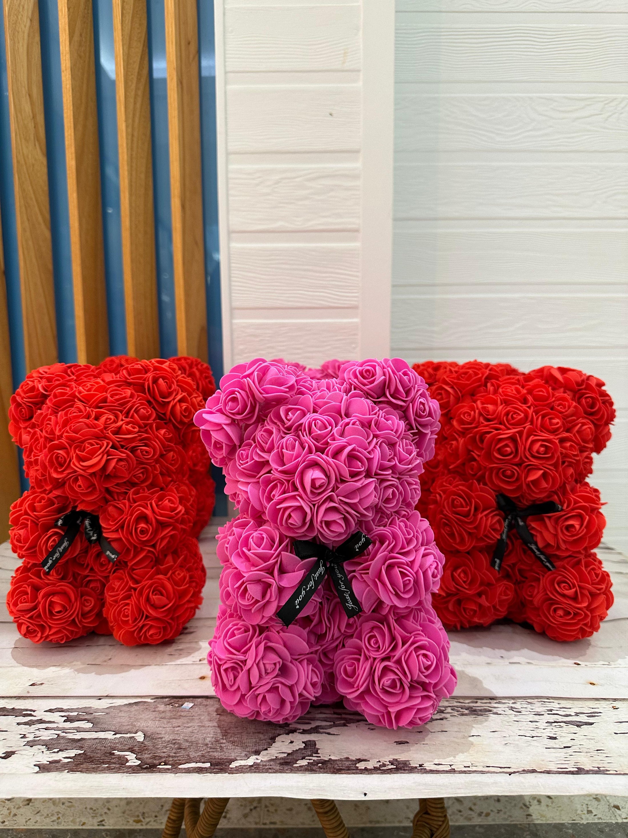 Forever Rose Bear | Unique Floral Gifts Brisbane | Forest and Petals