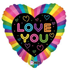 I love You Balloons