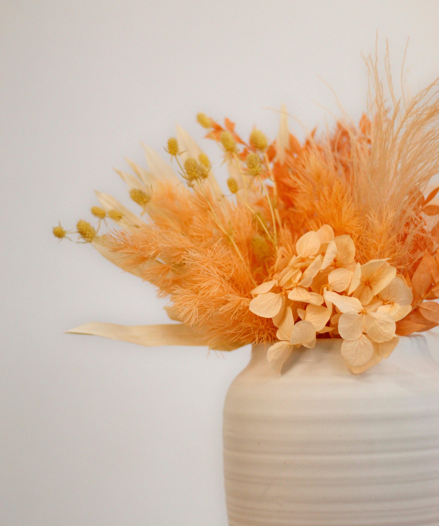 Dried Arrangement Peach and Cream - Forest and Petals