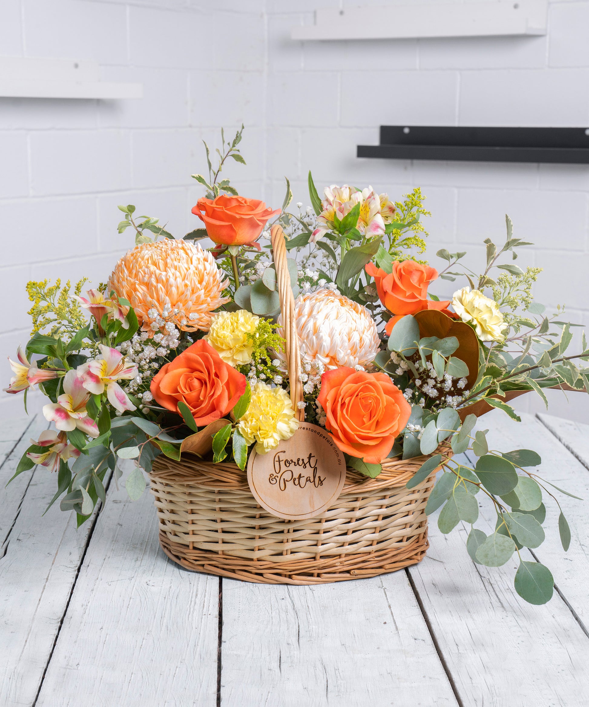 Blooming Love Basket Mother's day flowers Same day delivery South Brisbane Florist